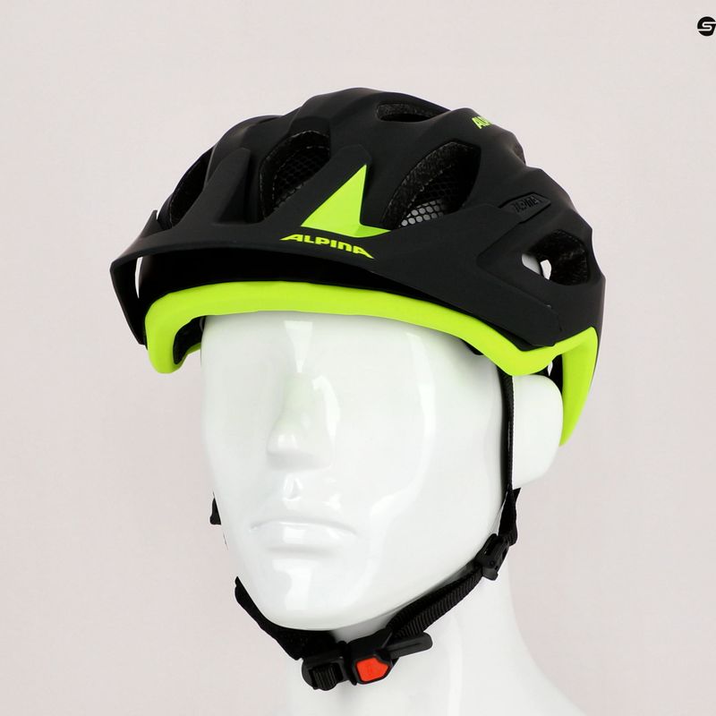 Kask rowerowy Alpina Carapax 2.0 black/neon yellow matte 10