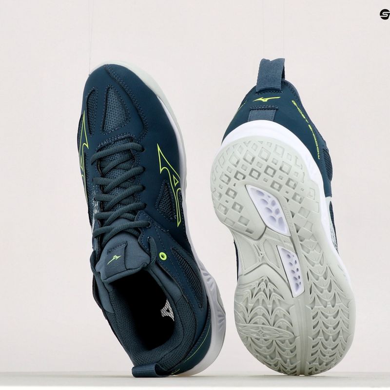 Buty do piłki ręcznej męskie Mizuno Ghost Shadow zielone X1GA218038 13