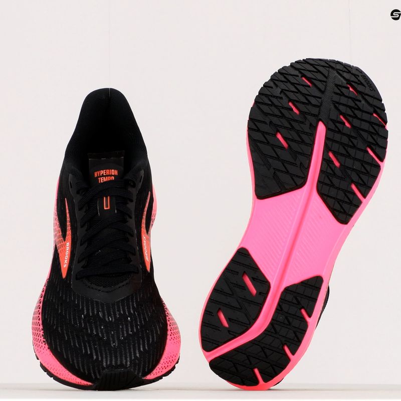 Buty do biegania damskie Brooks Hyperion Tempo black/pink/hot coral 17