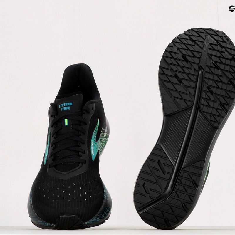Buty do biegania męskie Brooks Hyperion Tempo black/kayaking/green gecko 17