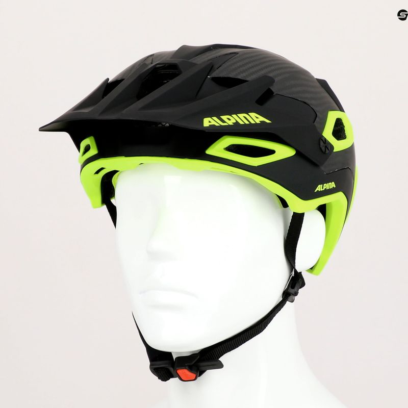 Kask rowerowy Alpina Rootage black/neon yellow 9