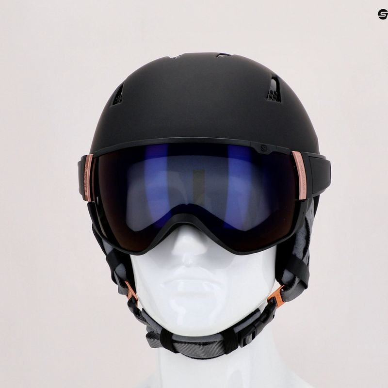 Kask narciarski Salomon Mirage black rose gold 9