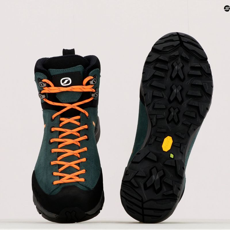Buty trekkingowe damskie SCARPA Mojito Hike GTX botanic green/orange 17