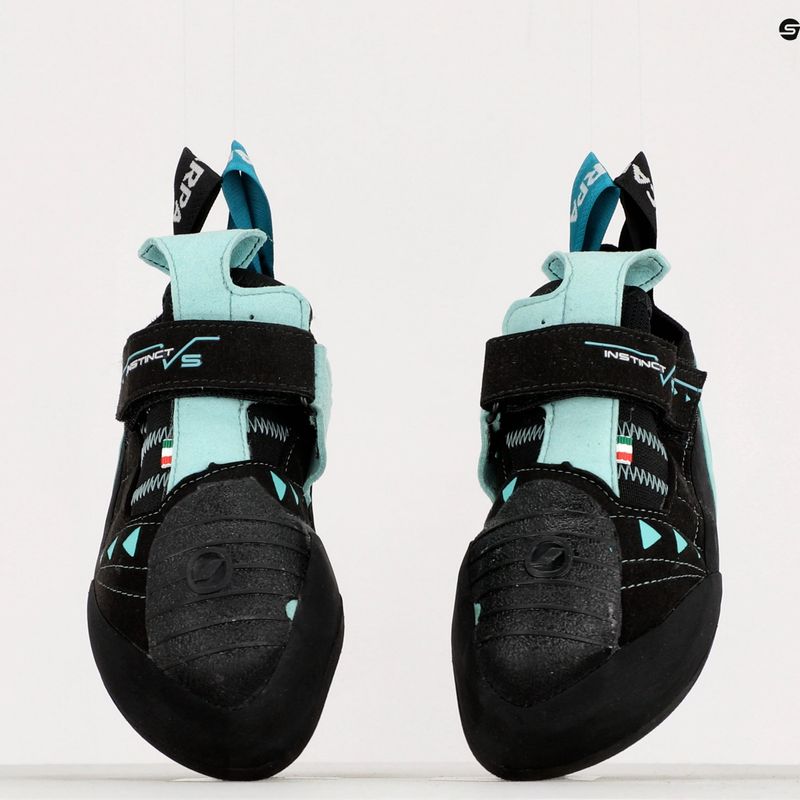Buty wspinaczkowe damskie SCARPA Instinct VS black/aqua 10