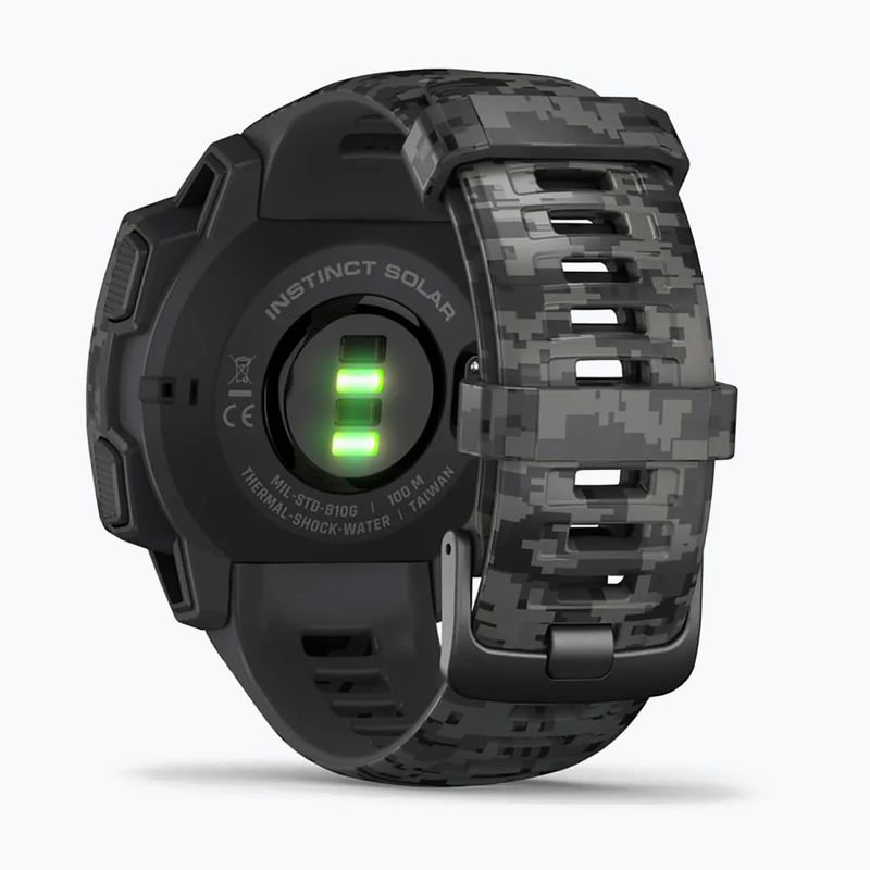 Zegarek Garmin Instinct Solar Camo Edition czarny 010-02293-05 6