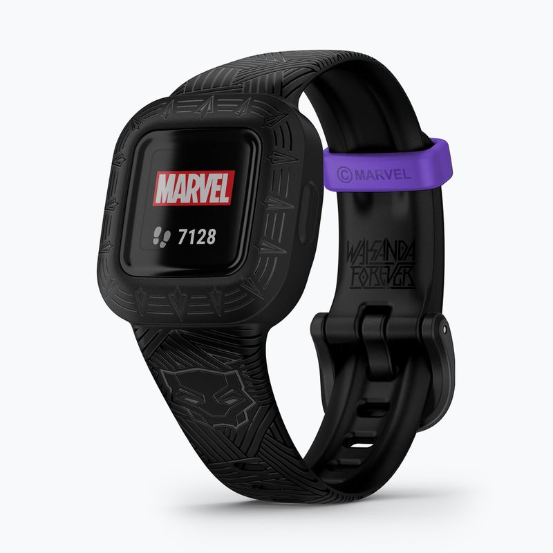 Smartband dziecięcy Garmin Vivofit Jr 3 Marvel Black Panther black 2