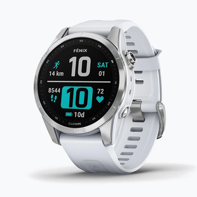 Zegarek Garmin Fenix 7S Hrm Elevate Ox srebrny 010-02539-03