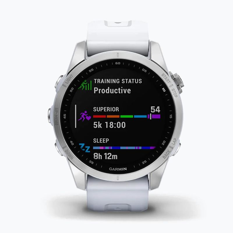 Zegarek Garmin Fenix 7S Hrm Elevate Ox srebrny 010-02539-03 2