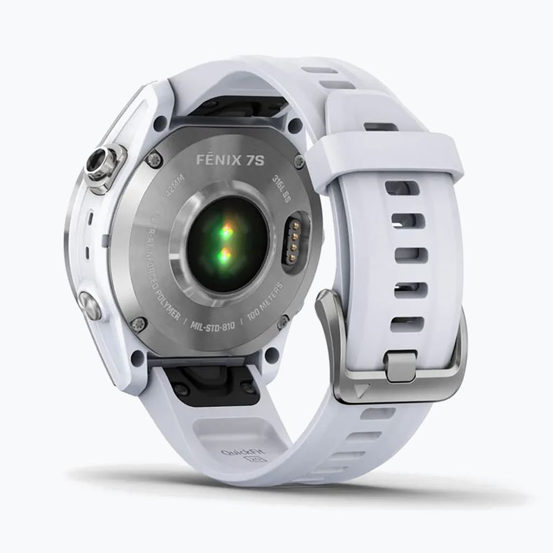 Zegarek Garmin Fenix 7S Hrm Elevate Ox srebrny 010-02539-03 6