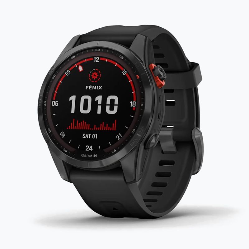 Zegarek Garmin Fenix 7S Solar Hrm Elevate Ox szary 010-02539-13