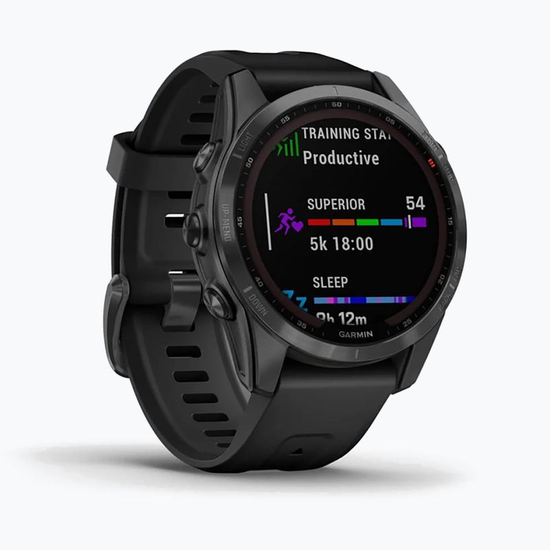 Zegarek Garmin Fenix 7S Solar Hrm Elevate Ox szary 010-02539-13 3