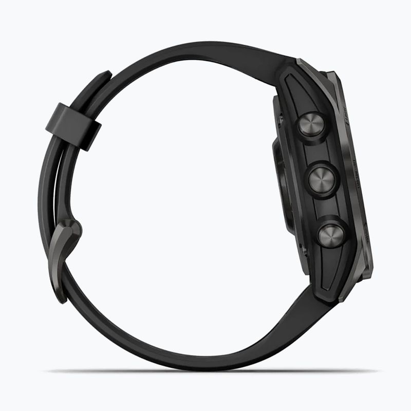Zegarek Garmin Fenix 7S Sapphire Solar Hrm Elevate Ox czarny 010-02539-25 4