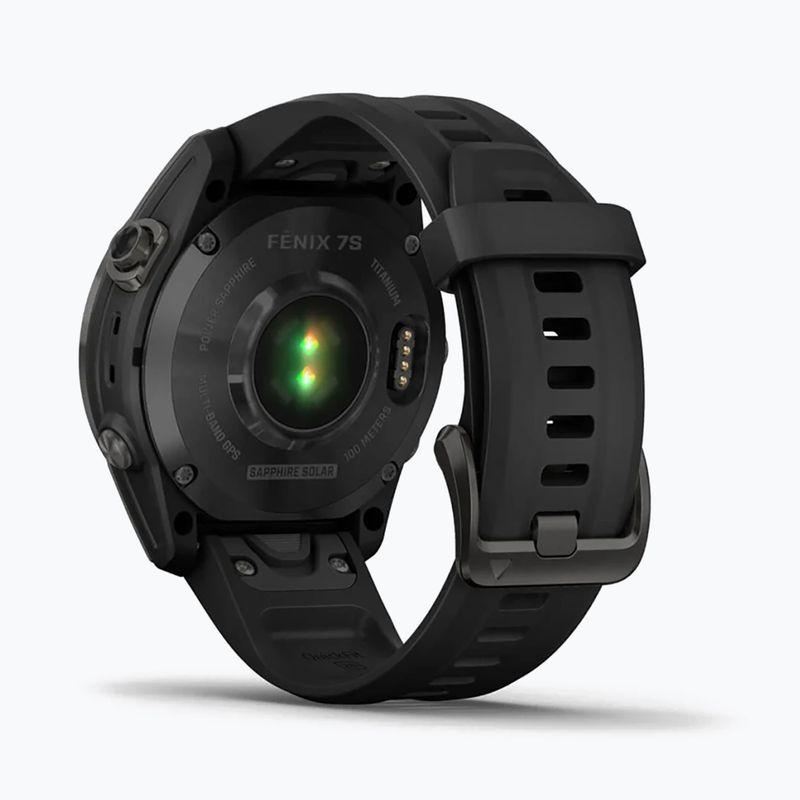 Zegarek Garmin Fenix 7S Sapphire Solar Hrm Elevate Ox czarny 010-02539-25 6