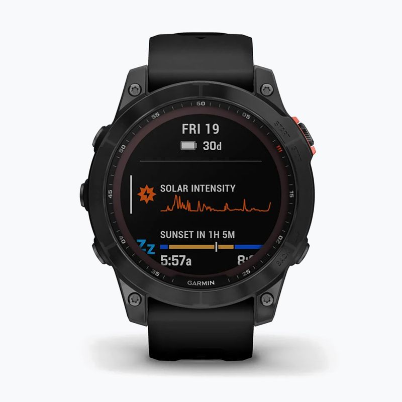 Zegarek Garmin Fenix 7 Solar Hrm Elevate Ox czarny 010-02540-11 2