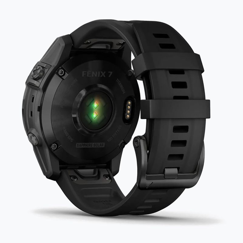 Zegarek Garmin Fenix 7 Sapphire Solar Hrm Elevate Ox czarny 010-02540-35 6