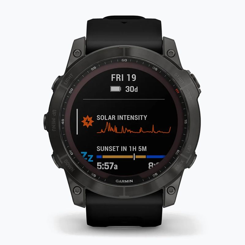 Zegarek Garmin Fenix 7X Sapphire Solar Hrm Elevate Ox czarny 010-02541-11 2
