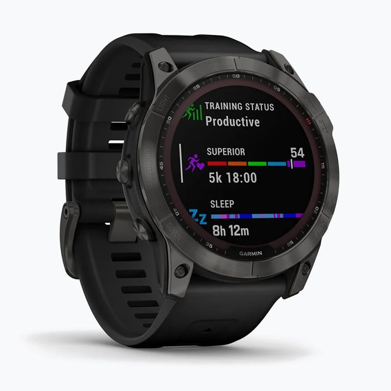Zegarek Garmin Fenix 7X Sapphire Solar Hrm Elevate Ox czarny 010-02541-11 3