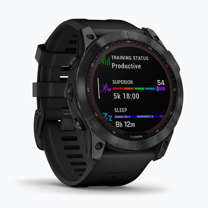 Zegarek Garmin Fenix 7X Sapphire Solar Hrm Elevate Ox czarny 010-02541-23 3