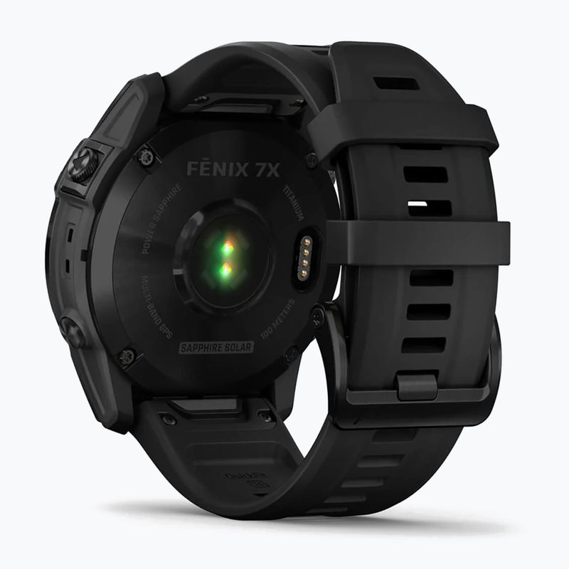Zegarek Garmin Fenix 7X Sapphire Solar Hrm Elevate Ox czarny 010-02541-23 6