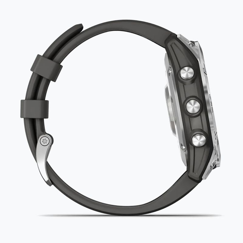 Zegarek Garmin Epix 2 Hrm Elevate Ox srebrny 010-02582-01 4