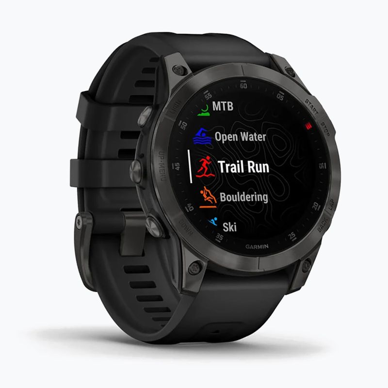 Zegarek Garmin Epix 2 Sapphire HRM Elevate Ox czarny 010-02582-11 3