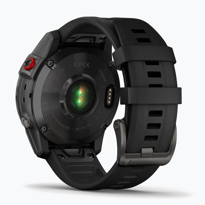 Zegarek Garmin Epix 2 Sapphire HRM Elevate Ox czarny 010-02582-11 6