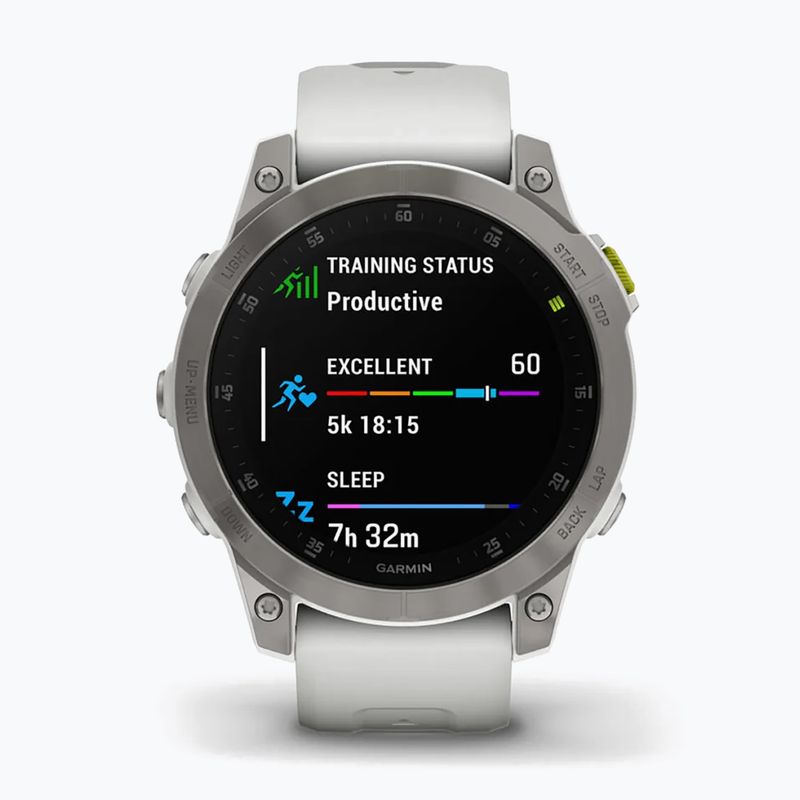 Zegarek Garmin Epix 2 Sapphire HRM Elevate Ox biały 010-02582-21 2