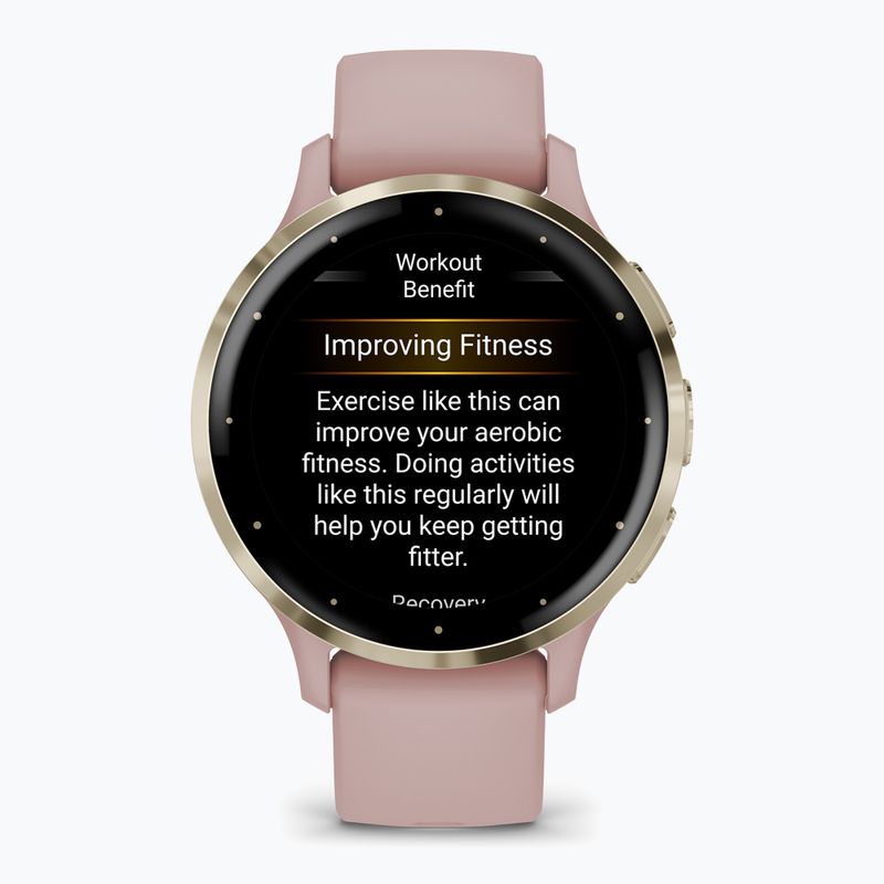 Zegarek Garmin Venu 3S soft gold/dust rose 2