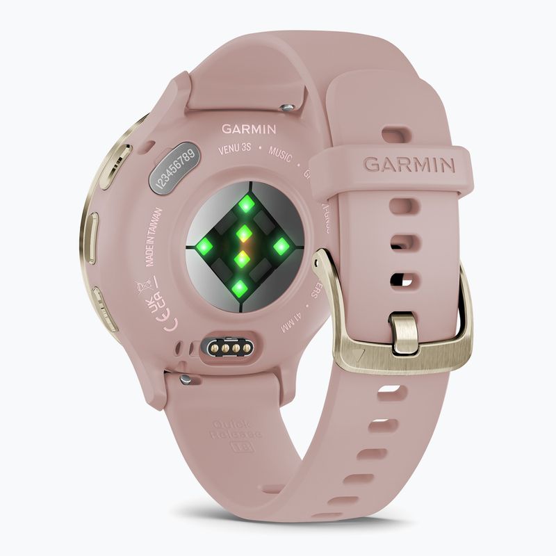 Zegarek Garmin Venu 3S soft gold/dust rose 4