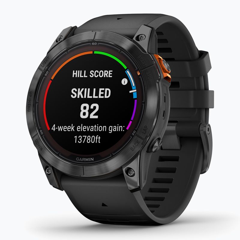 Zegarek Garmin Fenix 7X Pro Solar slate gray/black 3