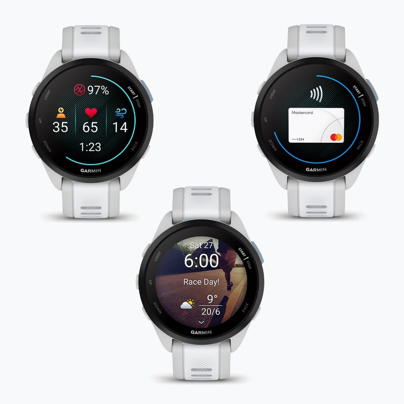 Zegarek Garmin Forerunner 165 mist gray/whitestone 8