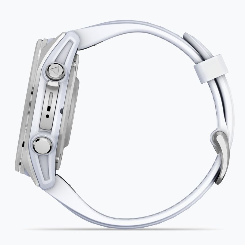 Zegarek Garmin Fenix 8 43 mm Amoled silver/white stone 5