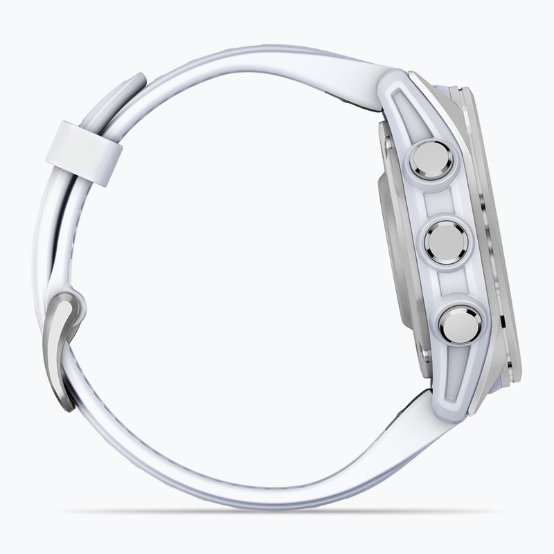 Zegarek Garmin Fenix 8 43 mm Amoled silver/white stone 6