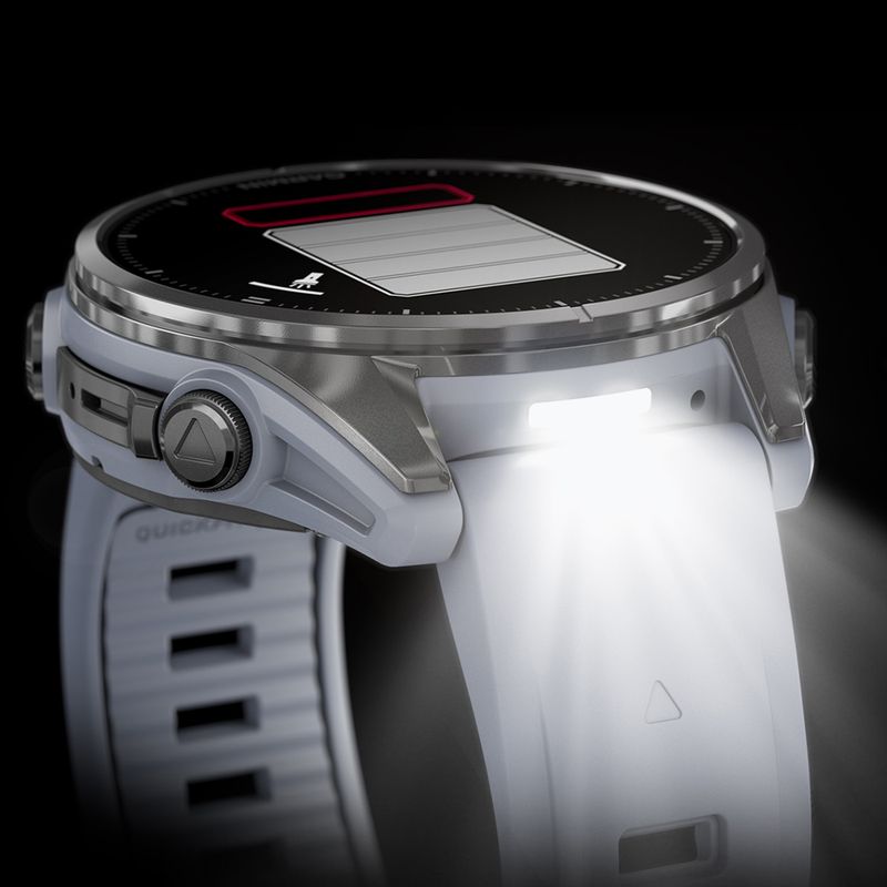 Zegarek Garmin Fenix 8 43 mm Amoled silver/white stone 7