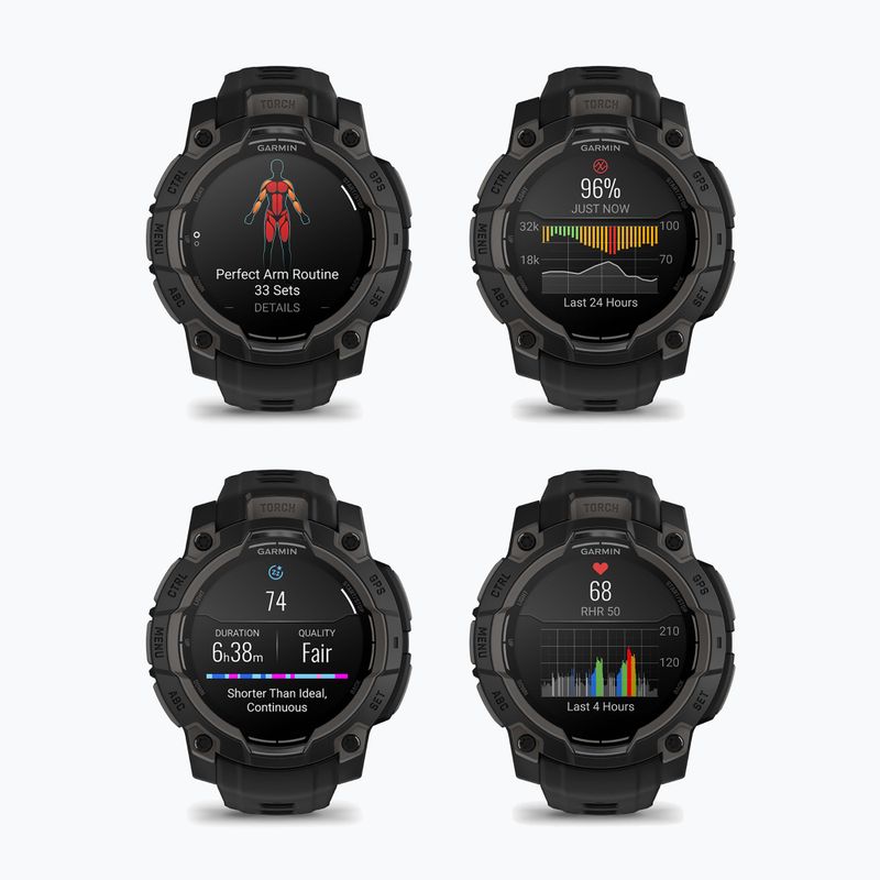 Zegarek Garmin Instinct 3 45 mm Amoled black/black 8