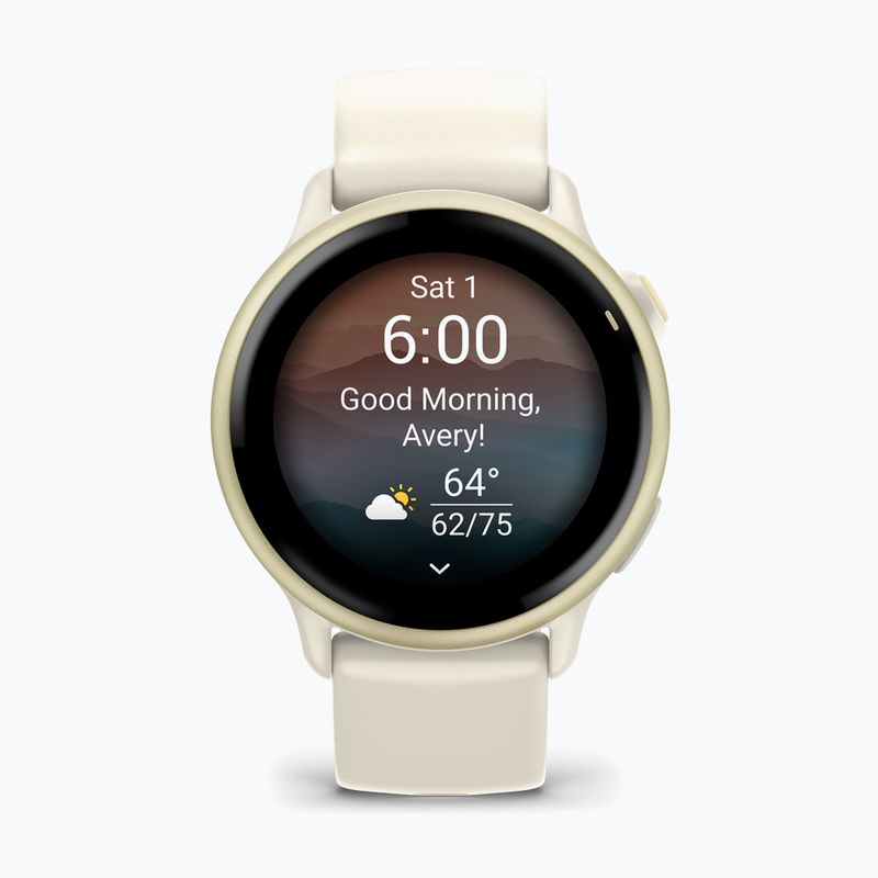 Zegarek Garmin Vivoactive 6 lunar gold/bone