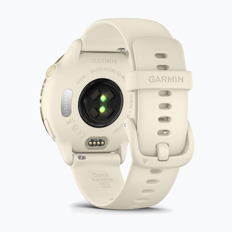 Zegarek Garmin Vivoactive 6 lunar gold/bone 4