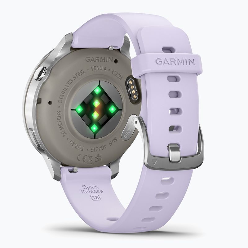Zegarek Garmin Venu 4 41 mm silver/perwinkle 2