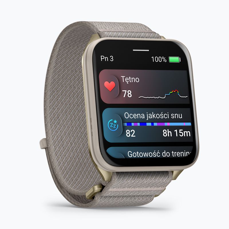 Zegarek Garmin Venu X1 soft gold/french gray 2