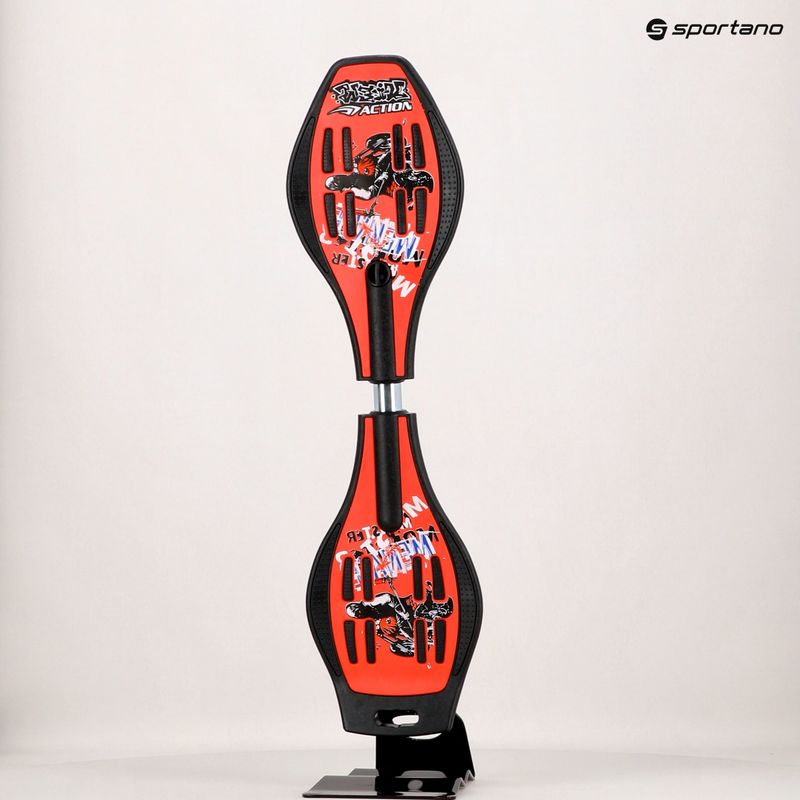 Deskorolka waveboard dziecięca Mechanics PW-501 Waveboard red 9