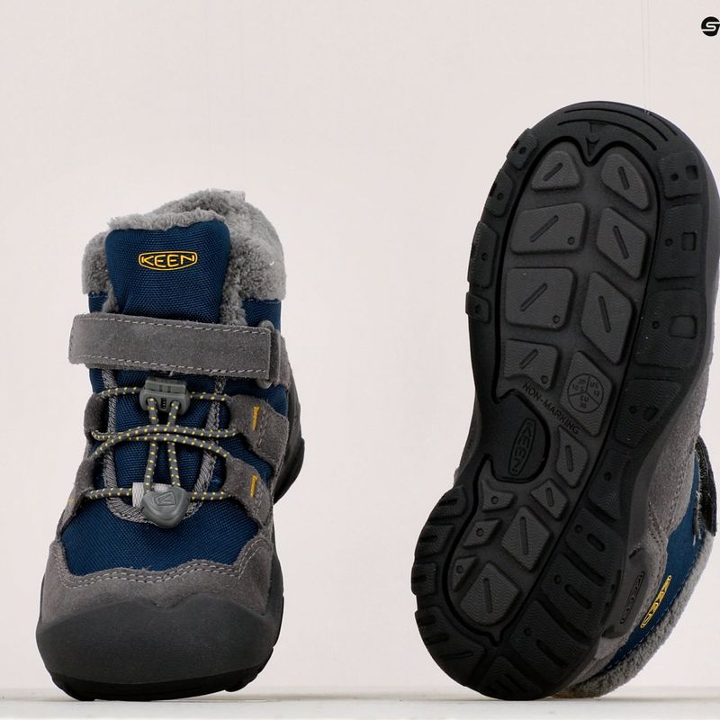 Buty dziecięce KEEN Knotch Chukka steel grey/blue wing teal 7