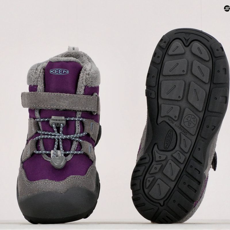 Buty dziecięce KEEN Knotch Chukka steel grey/charisma 16