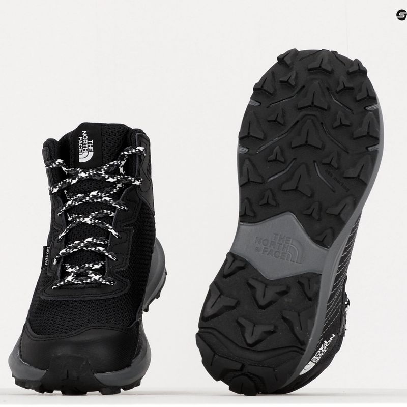Buty turystyczne dziecięce The North Face Fastpack Hiker Mid WP black/black 12