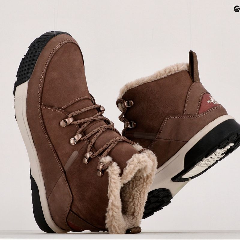 Buty zimowe damskie The North Face Sierra Mid Lace WP deep taupe/wild ginger 11