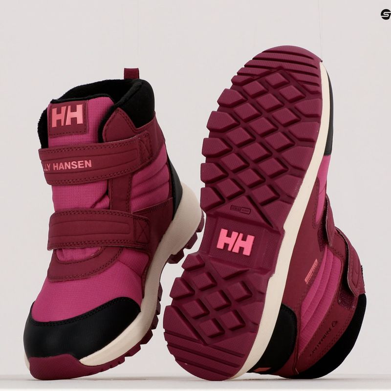Śniegowce dziecięce Helly Hansen Jk Bowstring HellyTech purple potion/magenta haze/bubble gum 11