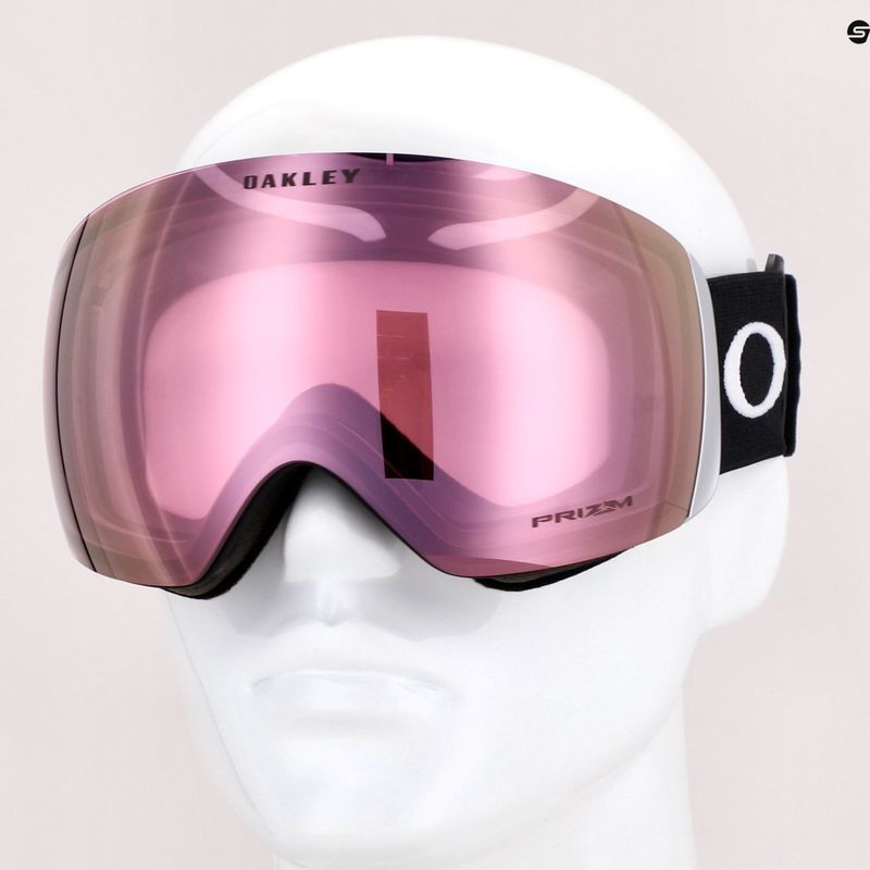 Gogle narciarskie Oakley Flight Deck L matte black/prizm snow hi pink iridium 7