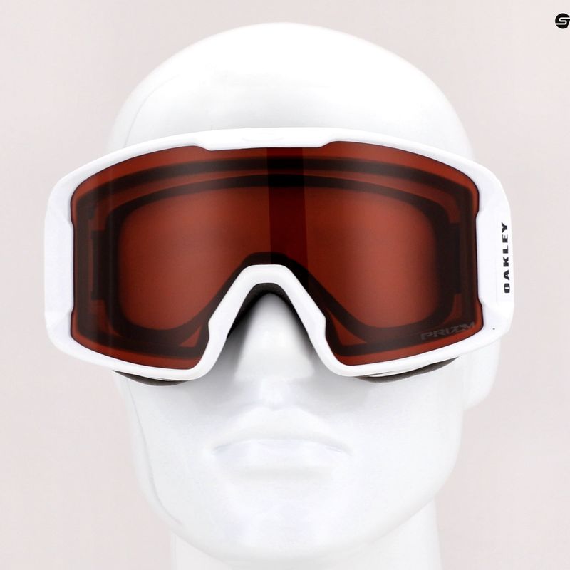 Gogle narciarskie Oakley Line Miner M matte white/prizm garnet 7