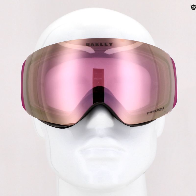 Gogle narciarskie Oakley Flight Deck M matte ultra purple/prizm snow hi pink irridium 7