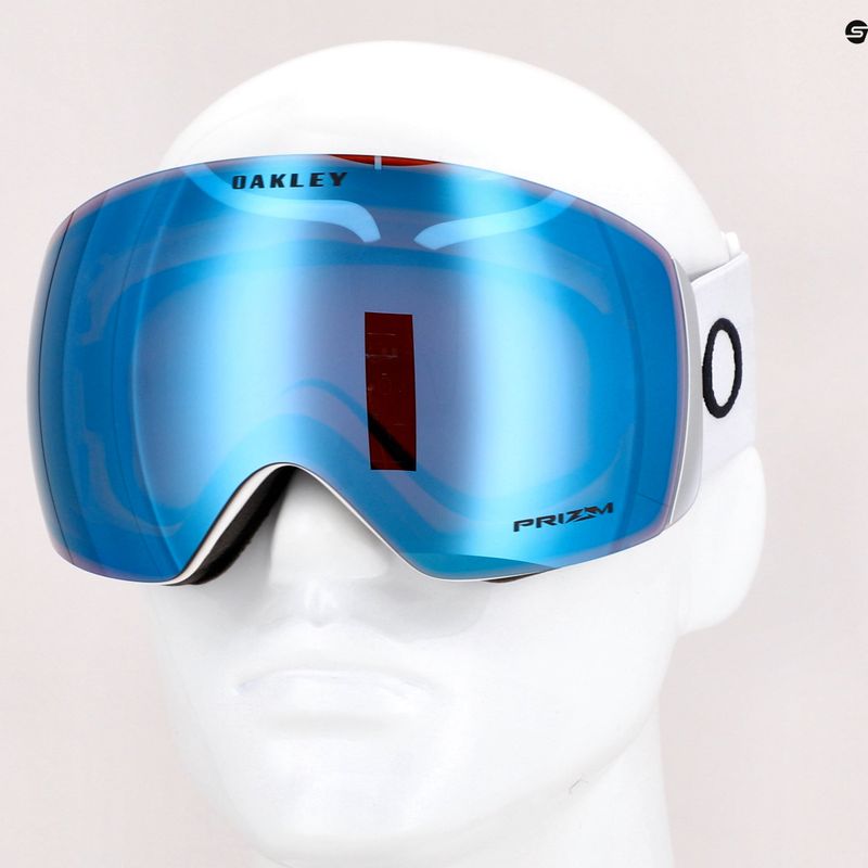 Gogle narciarskie Oakley Flight Deck L matte white/prizm snow sapphire iridium 7