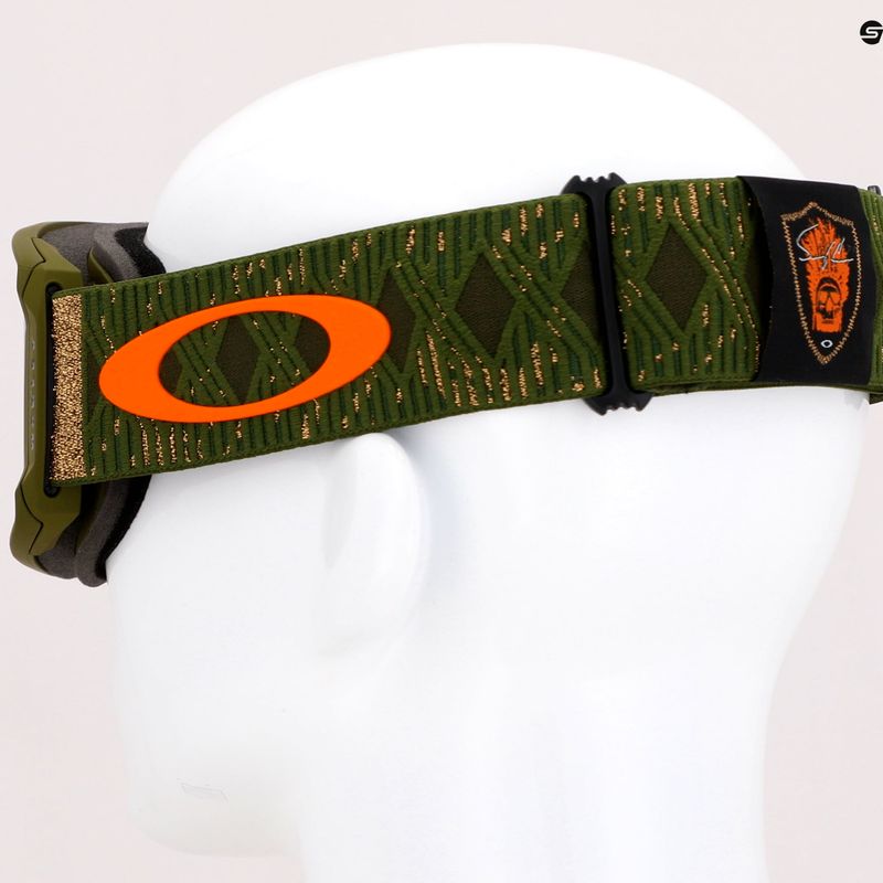 Gogle narciarskie Oakley Line Miner L sammy carlson sig/prizm sage gold iridium 7